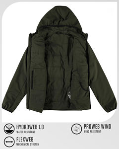 Men's Lightweight Waterproof Softshell <b>Jacket</b> for Winter <b>Workouts</b> Zipper Closure Stand Collar Embroidery <b>Workout</b> Athletic Style - Product Image 6