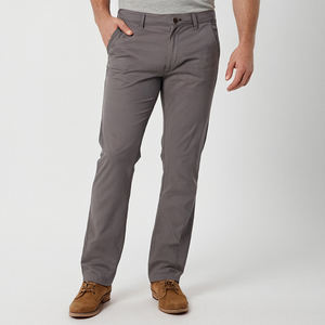 Pantalón largo de sarga informal para hombre con tela de primera calidad, textura suave, gran ajuste y perfecto para exteriores, trabajo o días de ocio - Product Image 3