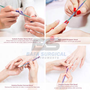 Empujador de Cutículas de Acero Inoxidable de Primera Calidad para el Cuidado de las Uñas en Salones y Uso Personal en el Hogar - Product Image 4