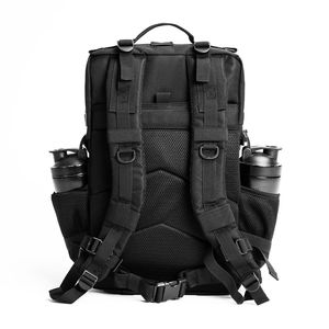 Mochila deportiva personalizada para hombre, bolsa de gimnasio Hyrox, diseño de camuflaje con Velcro, parches para botellas, características de viaje deportivo, Mochila deportiva personalizada - Product Image 6