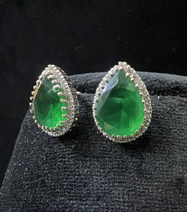 Pendientes de Oro Amarillo o Blanco de 14k o 18k con Diamantes Naturales de Lujo, Corte Brillante, Certificados por Terceros VDS, para Boda - Product Image 2