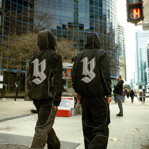 Conjunto Deportivo de Pantalones Deportivos Holgados de Algodón Grueso para Invierno, Chándal Personalizado con Reflectivo 3M, Cortavientos para Hombre - Product Image 2