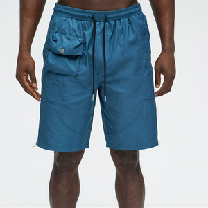 Shorts d'été décontractés à séchage rapide, légers, 100 % coton, respirants et confortables, grande taille, pour hommes, fitness et musculation - Product Image 1