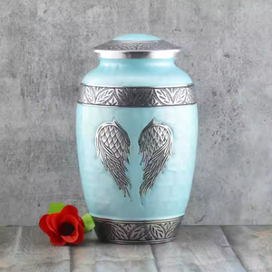 Urne de crémation en métal de première classe pour garder les cendres humaines Urne de crémation en gros Urnes funéraires haute vente plus récent par Falah Inter - Product Image 4