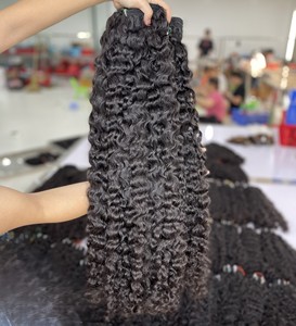 PRIX CHAUFFANT 100% Vietnamien Trame de Cheveux Humains Birman Bouclés Couleur Naturelle Meilleure Qualité Prix Usine - Product Image 1