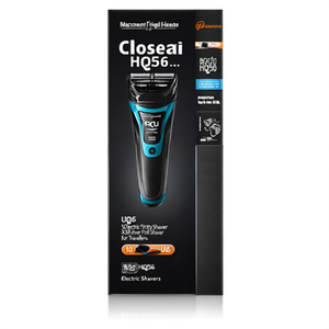 Cabezal de Repuesto de Triple Cuchilla para Afeitadora Rotativa Eléctrica Closecut HQ56 50, Afeitadora de Láminas con Alimentación USB para Viajeros - Product Image 3