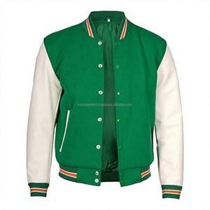 แจ็กเก็ตทีมตัวแทนของผู้ชายแจ็กเก็ตเบสบอลปักลายด้วยอักษรปักลายมหาวิทยาลัยสำหรับผู้ชาย - Product Image 1