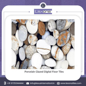 กระเบื้องปูพื้นพอร์ซเลนเคลือบ600X600mm ดิจิตอลดีไซน์ทันสมัยสำหรับตกแต่งภายในวิลล่าผิวมัน - Product Image 6