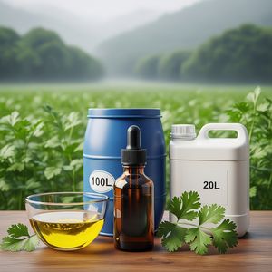 Aceite Esencial de Semilla de Cilantro 100% Puro, Destilado al Vapor, Certificado GMP, Revitalizador de Piel, Precio al por Mayor, Fabricante - Product Image 2