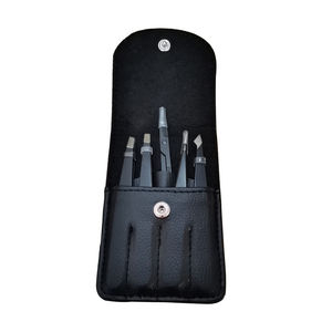 Ensemble d'outils de beauté professionnels sur mesure OEM-Pince à sourcils en acier inoxydable Pointe oblique pointue Écologique Léger - Product Image 4