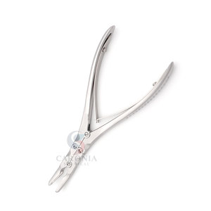 Instrumento quirúrgico ortopédico Ruskin Bone Rongeur 19cm 4mm Doble acción Fuente de alimentación manual de acero inoxidable de alta calidad - Product Image 4
