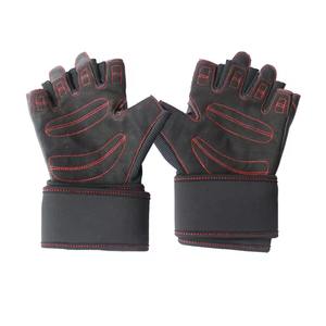 Gants de fitness de haute qualité personnalisés Gym Meilleur matériau Cuir Nouveau style avec logo Vente en gros de bon fabricant pour le sport - Product Image 1