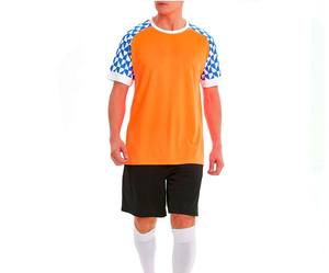 El mejor uniforme de fútbol para hombres, tendencia superior, tela transpirable duradera, ligero, antibacteriano, cuello redondo, ropa de fútbol personalizada - Product Image 6