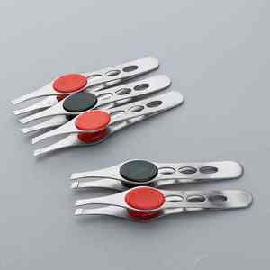 High-Precision Mini Slant Tweezers for Eyebrows, Travel Size Stainless Steel Tool for Facial Hair & Ingrown Hair Removal - Product Image 5