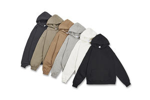 เสื้อฮู้ดหนาสำหรับผู้ชายโอเวอร์ไซส์พิมพ์ลายโลโก้ออกแบบได้ตามต้องการ - Product Image 5