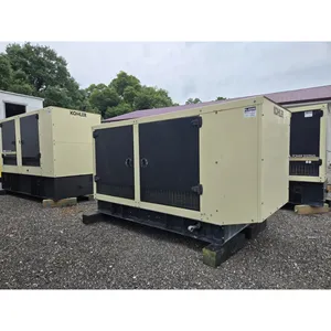 Groupe électrogène industriel au gaz naturel triphasé de 50 kW d'occasion - Sortie 277/480 V, résistant aux intempéries, alimentation de secours commerciale - Product Image 1