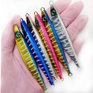 Nuevo Oem30g 40g 60g 80g 100g Metal Jig Uv Señuelo luminoso Hundimiento Jig Sardinas Señuelo de pesca para agua de mar - Product Image 4