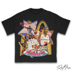 Venta al por mayor Oem Brand Dtg Print Logo Custom Designer Heavyweight 230-250 Gsm Plus Size Streetwear Camiseta de alta calidad para hombres - Product Image 2