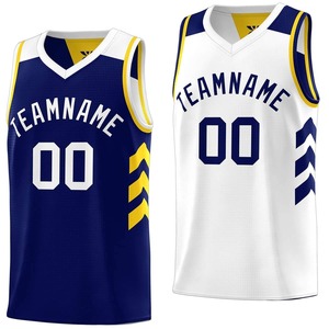Maillots de basket-ball sur mesure du meilleur fabricant Numéro de nom d'équipe sublimé imprimé des joueurs de sport respirants pour l'été - Product Image 6