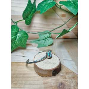 Navajo Handmade Cotton Candy Turquoise & Sterling <b>Silver</b> <b>Cuff</b> <b>Bracelet</b> Cultural Collectible Jewelry - Product Image 2