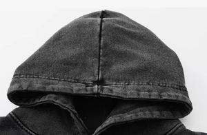 Sudadera con Capucha Extra Grande Personalizada de Moda Urbana para Hombre, Sudadera con Capucha Unisex Lisa Estampada de Algodón Orgánico 100% - Product Image 6