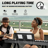KERID Hot Selling Folding Piano 88 Key Music Instrument Electronic Organ Piano Electric Folding Piano Keyboard for Sale