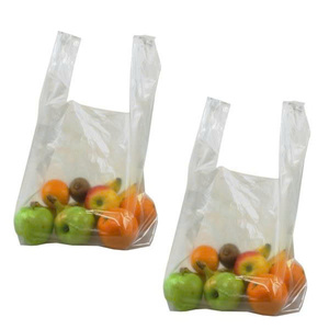 Sacs de courses en plastique personnalisés PE HDPE pour la vente à emporter, la restauration rapide, la boulangerie, les boissons, avec une durée de conservation de 12 à 24 mois - Product Image 5