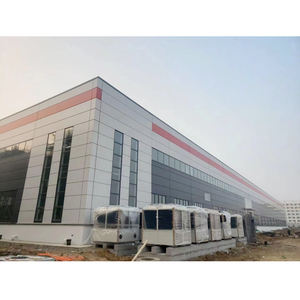 Construção industrial do metal <span class=keywords><strong>Hangar</strong></span> isolado pré-fabricado do avião da estrutura do aço do painel do sanduíche - Product Image 5