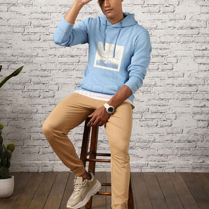 ออกแบบโลโก้ของคุณเอง เสื้อฮู้ดขนแกะสำหรับผู้ชายฤดูหนาว เป็นมิตรกับสิ่งแวดล้อม - MOQ ต่ำ ขนาดสั่งทำได้ คุณภาพสูง ขายดีที่สุด ไซส์พลัส - Product Image 3