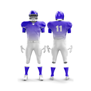 Respirant séchage rapide court été Sublimation impression conception pour personnalisé OEM 2025 sur mesure grande taille uniforme de Football américain - Product Image 5