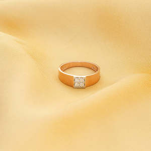 Bague pour homme avec grappe de diamants - Product Image 1
