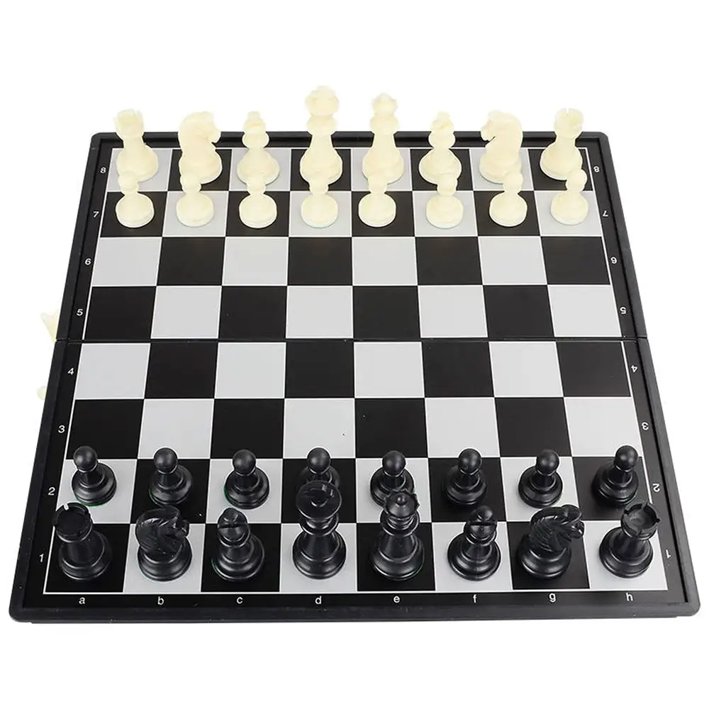 Vente en gros jeu d'échecs de tournoi Base de planche pliante de voyage or et pièces d'échecs