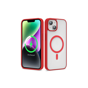 Étui de protection sans fil de luxe Netzy en silicone pour iPhone 13 Pro Max compatible MagSafe, coque arrière souple en silicone - Product Image 1