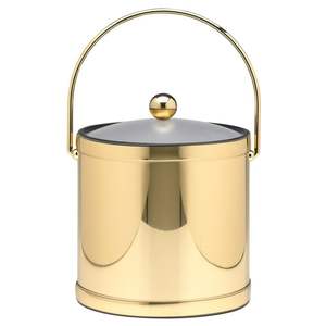 Ocasión DE BODA Cubo de hielo de metal de aluminio con mango de acero inoxidable Enfriador de vino para champán para bañeras de bebidas - Product Image 5