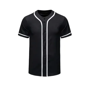 Unieke Baseball Jersey Met Aangepaste Logo Gedrukt Nieuwe Mode Baseball Shirt Softball Spel Training Kleding Mannen/Jeugd