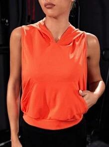 Culturismo mujeres algodón Stringers Tank Tops corte camiseta entrenamiento deporte hombres gimnasio sin mangas Sudadera con capucha - Product Image 2