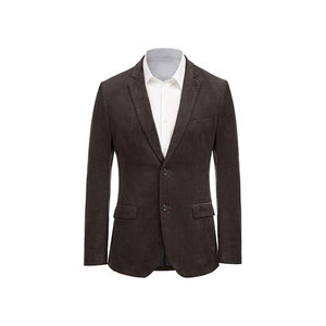 Veste à carreaux à simple boutonnage décontractée pour affaires, blazer imprimé pour adultes, taille - Product Image 5