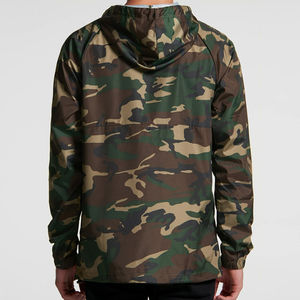 Heavy Trendy Men's Windbreaker Jacket Stand Collar Front Logo Hot Selling Bulk Quantity Good Quality Windbreaker Jacket for Men - Product Image 6