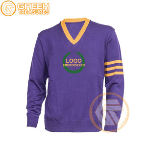 Personnalisé Omega Acrylique Brodé Cardigan Fraternité Haute Qualité Grec Psi hommes Respirant Chandails Sororité Cardigans - Product Image 4