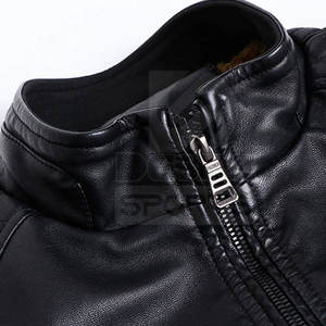 Chaqueta de Invierno de Cuero para Hombre, Diseño Moderno, Precio Económico, Color Personalizado, Estilo Único, Frente de Lona, Ecológica - Product Image 3