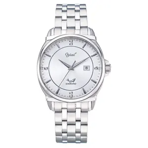 Ogival brand watch Simple Sapphire Crystal Mirror with Date Display Window SWISS Movement Quartz Gentleman's Watch