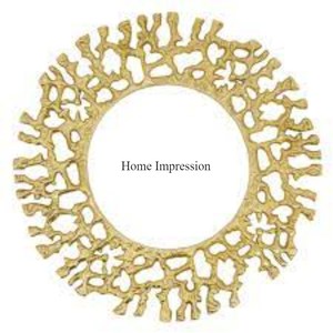 Plaque de présentation en aluminium moulé par le plus unique des créateurs de fantaisie et d'apparence attrayante plaquée or de haute qualité pour les décorations de table de mariage - Product Image 2