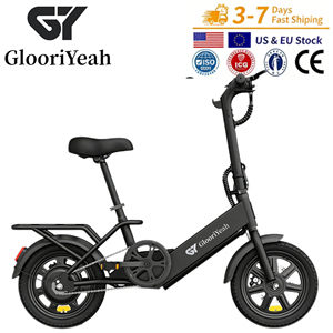 Bicicleta Eléctrica Plegable GYebike GY1403 <span class=keywords><strong>de</strong></span> 36v 350w y 14 Pulgadas, Disponible en el Almacén <span class=keywords><strong>de</strong></span> EE. UU., Bicicleta Eléctrica Urbana Plegable - Product Image 1