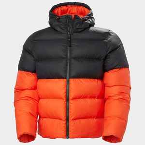 Veste matelassée à capuche unisexe légère et personnalisée, camouflage, avec tissu polyester imperméable, fermeture éclair sécurisée, couture fine - Product Image 2