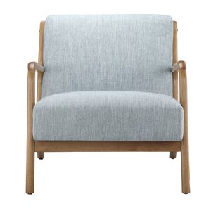 High Quality <b>Mid</b> <b>Century</b> Modern Accent <b>Armchair</b> Solid Wood Frame Upholstered Fabric Chair for Apartment Living Room Hotel Lounge - Product Image 2