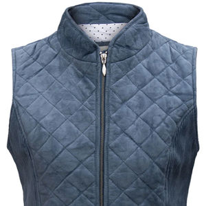 2025 logotipo personalizado cuello en V sin mangas nueva llegada Chaleco de mujer cuello alto ligero cremallera acolchado invierno logotipo personalizado Chaleco de mujer - Product Image 2