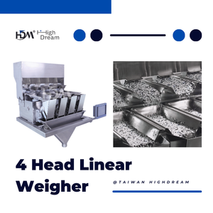 MEILLEUR pour les graines d'arachides Haricots 4 têtes Peseuse linéaire Machine de remplissage d'emballage alimentaire - Product Image 2