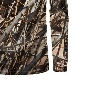 เสื้อยืดลายพรางสำหรับนักล่า ผลิตจากโรงงานโดยตรง ราคาถูก ระบายความชื้นได้ดี น้ำหนักเบา ระบายอากาศได้ดี เหมาะสำหรับกิจกรรมกลางแจ้ง - Product Image 6