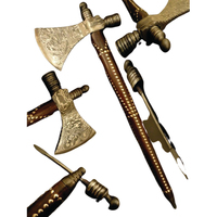 Smith özel el dövme Viking balta doutdoor ss çelik aracı açık kamp için endüstriyel sınıf Hatchet ve kapak ile