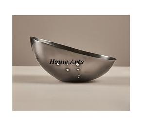 Bol de service en aluminium couleur argent pour collations avec bol à chocolats de qualité exclusive pour la fête de mariage - Product Image 1